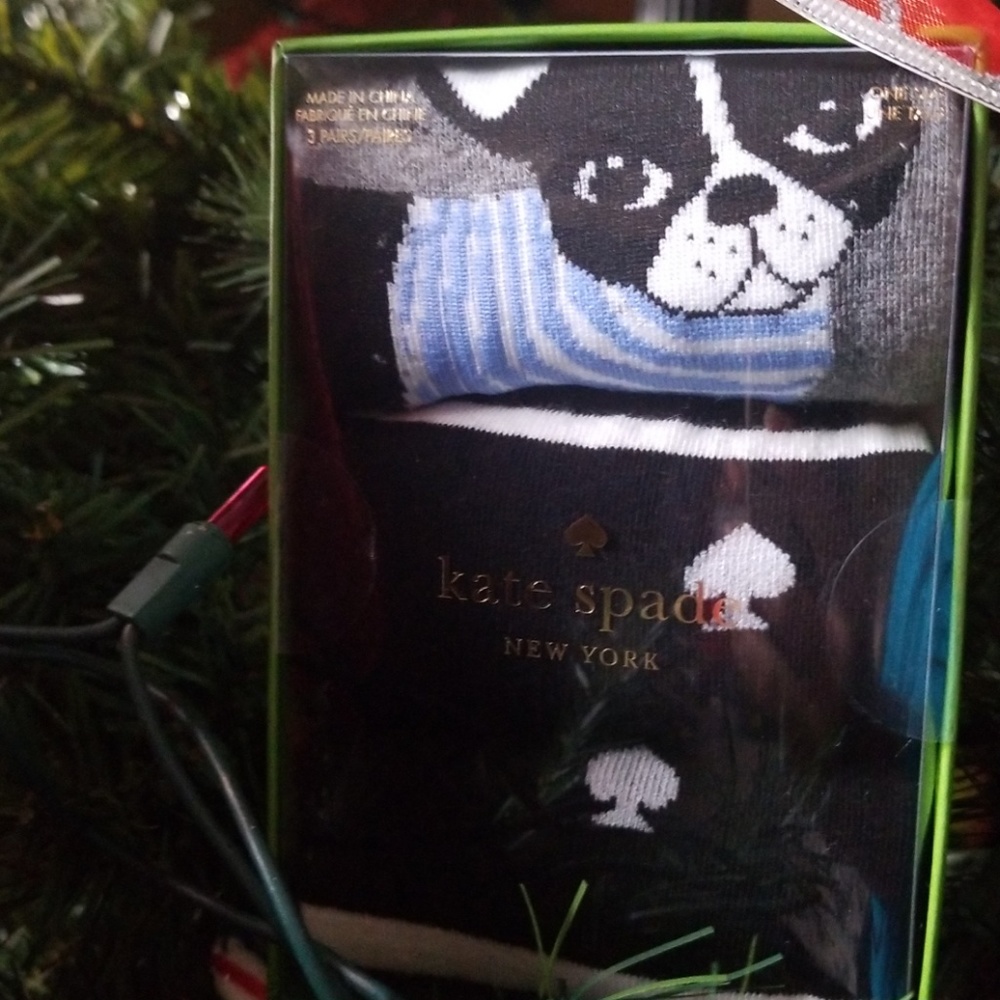 NOT FOR SALE Kate Spade 3 pairs puppy  socks - Picture 8 of 8